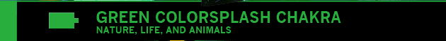 Green Colorsplash Chakra: 