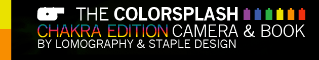 The Colorsplash Chakra Edition Camera and Book by Lomography and Staple Design 