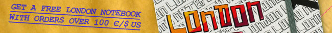 FREE LONDON NOTEBOOK WITH ORDERS OVER 100 EUR/USD