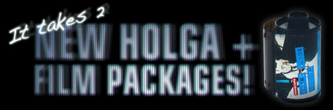 It takes 2 - New Holga + Film Packages!