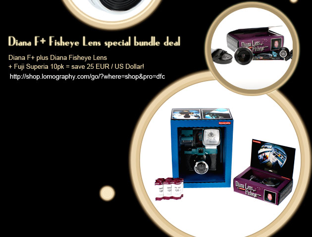 Diana F+ Fisheye Lens special bundle deal