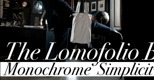 The Lomofolio Bag - Monochrome Simplicity