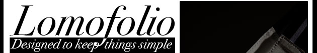 Lomofolio &ndash; designed to keep things simple.