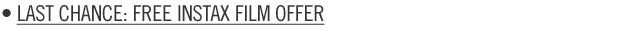 Free Instax Film Offer!