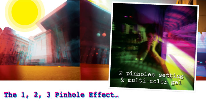 The 1, 2, 3 Pinhole Effect