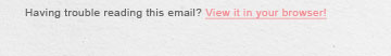 Having trouble reading this email? View it in your browser!