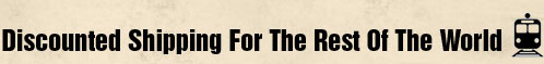 Discounted Shipping For The Rest Of The World
