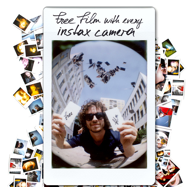 free film with every instax camera