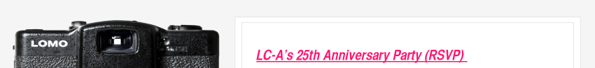 LC-A's 25th Anniversary Party (RSVP)