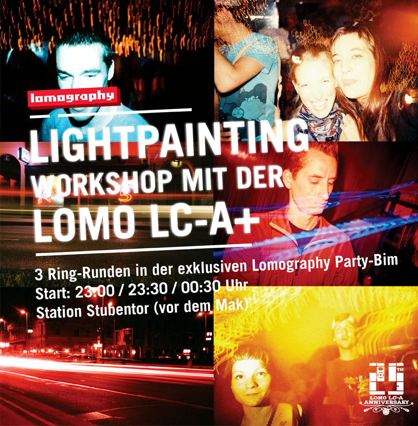 Lightpainting Workshop mit der Lomo LC-A+