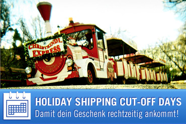 HOLIDAY SHIPPING CUT-OFF DAYS!