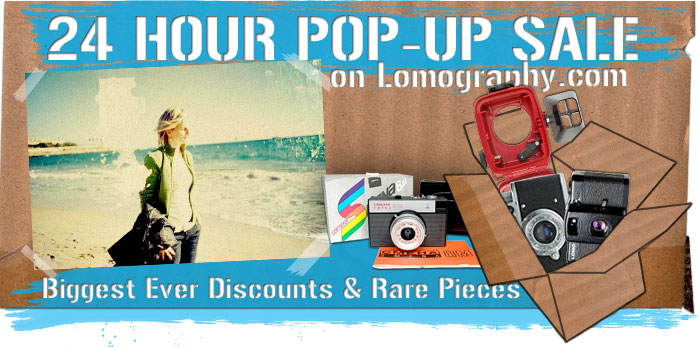 24 Hour Pop-Up Sale on Lomography.com Biggest Ever Discounts & Rare Pieces 