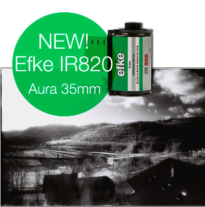 NEW! Efke IR820 Aura 35mm 