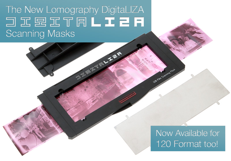 The New Lomography DigitaLIZA Scanning Masks	 Banner: Now Available for 120 