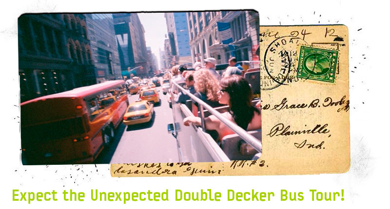 Expect the Unexpected Double Decker Bus Tour! 