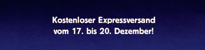 Free/Discounted Express Shipping 16 – 20 Dec!