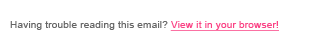Having trouble reading this email? View it in your browser!