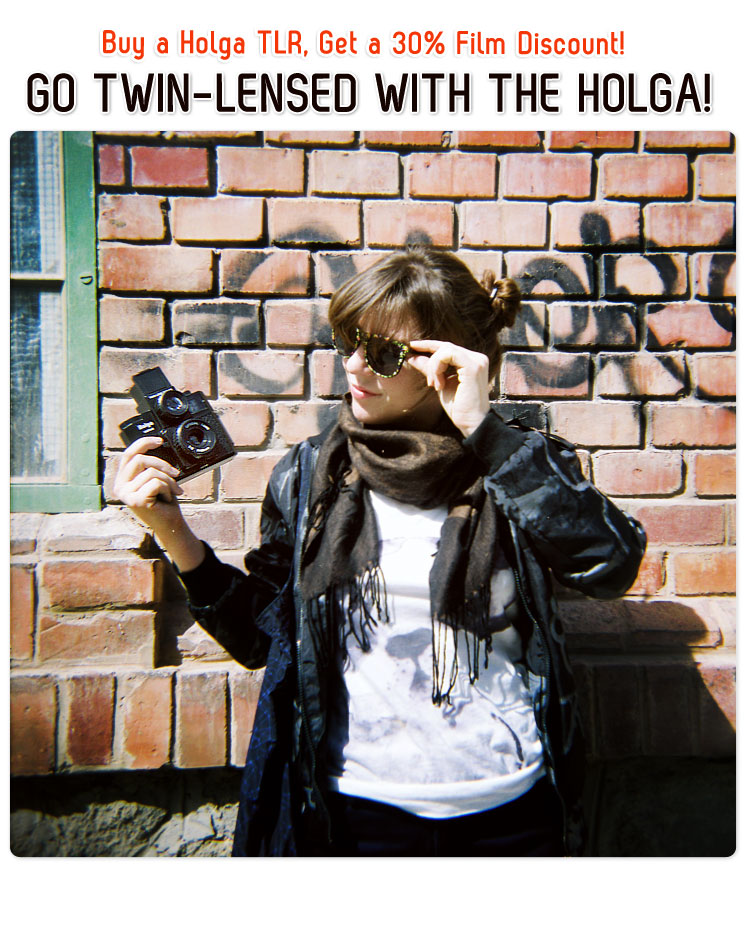 BUY A HOLGA TLR, GET A 30% FILM DISCOUNT!