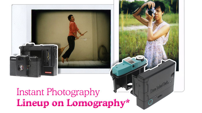Instant Photography Lineup on Lomography* 