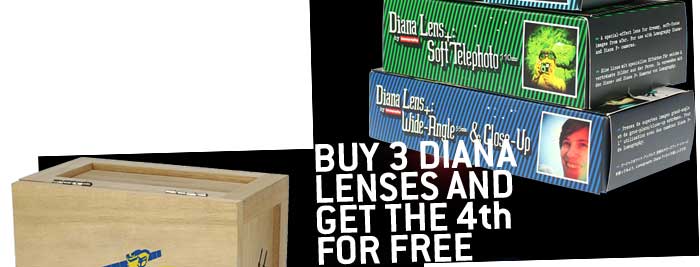 Buy 3 Diana lenses and get the 4th for free 
