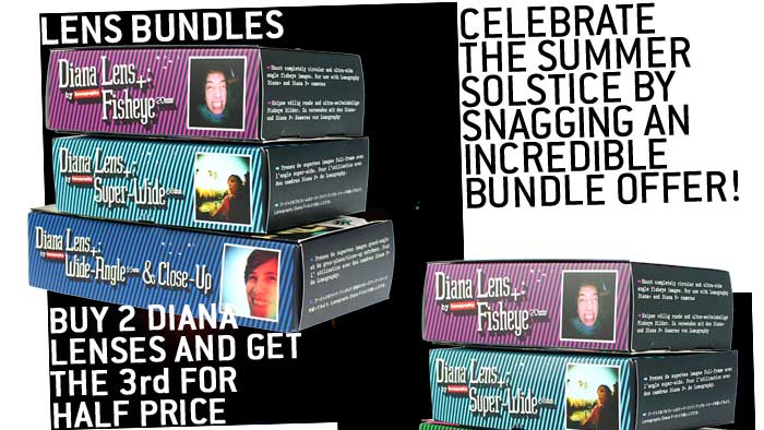 Buy 2 Diana lenses and get the 3 for the half price  