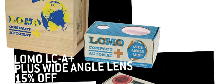 Lomo LC-A+ plus Wide Angle Lens 15% off   