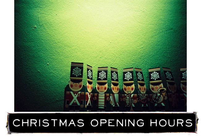 Christmas Opening Hours