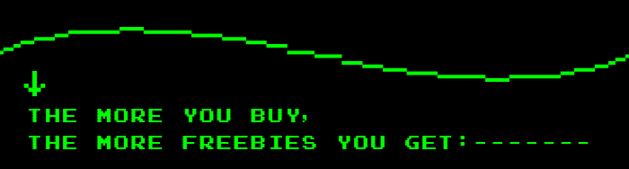 The More You Buy, The More Freebies You Get: