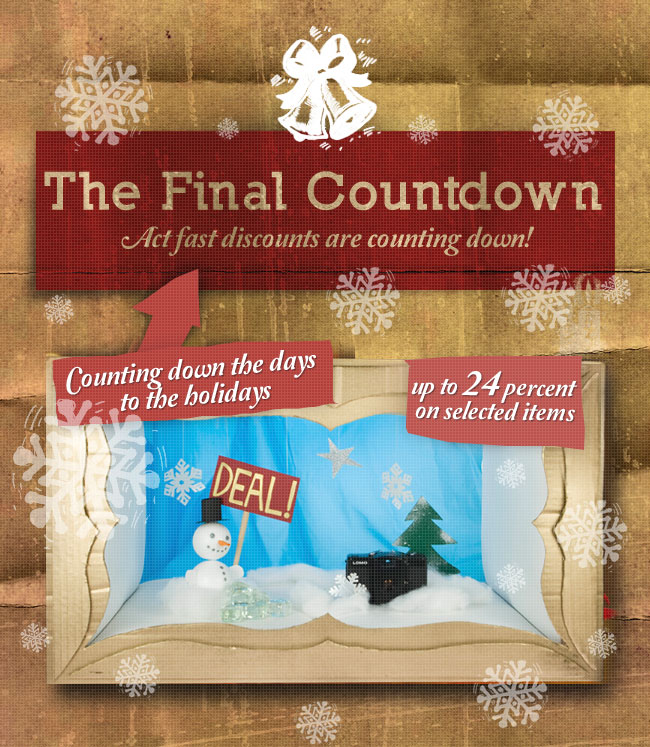 The Final Countdown - Act Fast discounts are counting down!