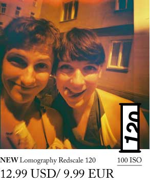 NEW Lomography Redscale 120 100 ISO 12.99 USD/9.99 EUR 