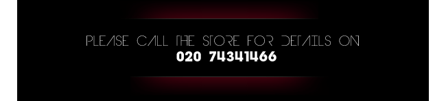 Please call the store for details on 020 74341466