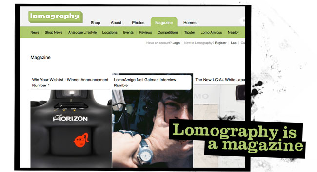 Lomography is a magazine