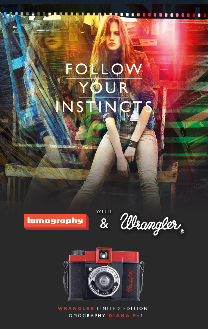 Follow your instincts with Lomography & Wrangler, Wrangler limited edition Lomography Diana F+