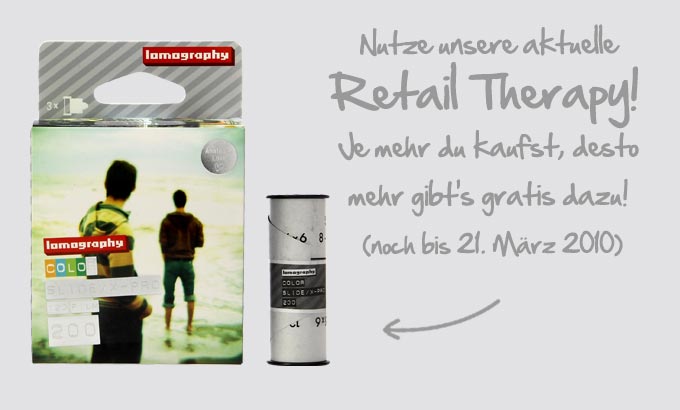 Nutze unsere Retail Therapy! (noch bis 21. März 2010)
