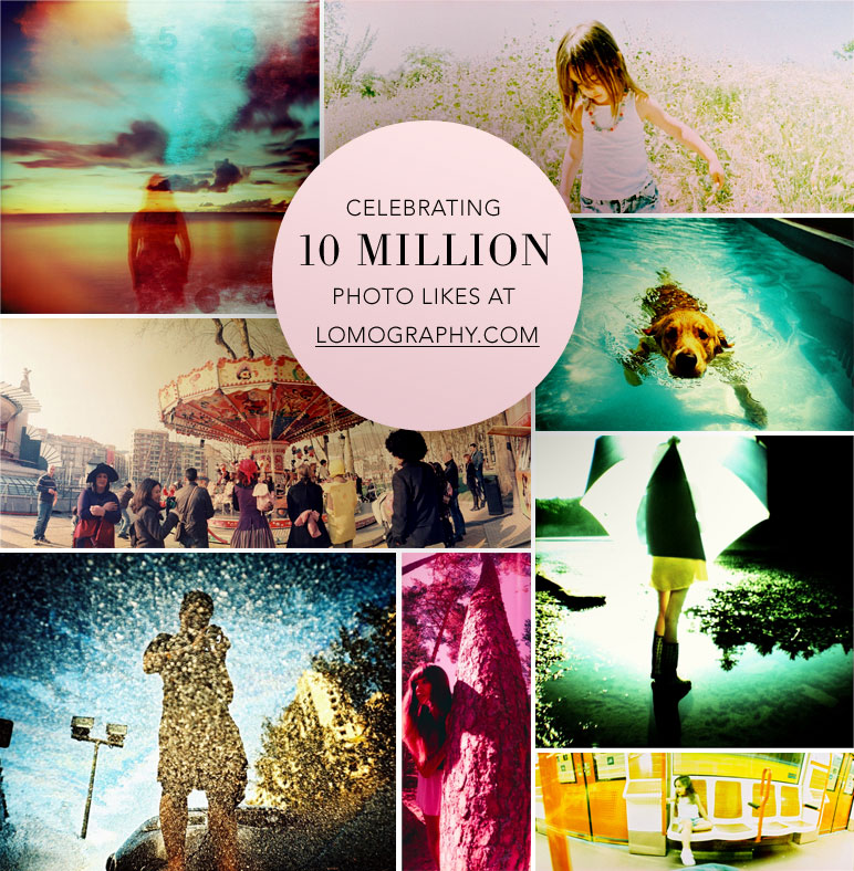 CELEBRATING 10 MILLION PHOTO LIKES AT LOMOGRAPHY.COM