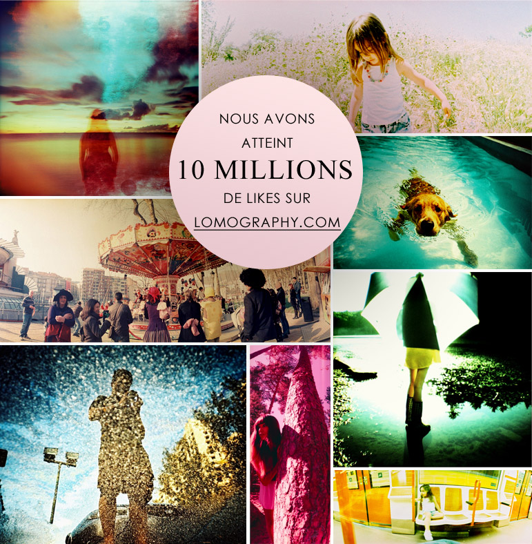 NOUS AVONS ATTEINT 10 MILLIONS DE LIKES SUR LOMOGRAPHY.COM