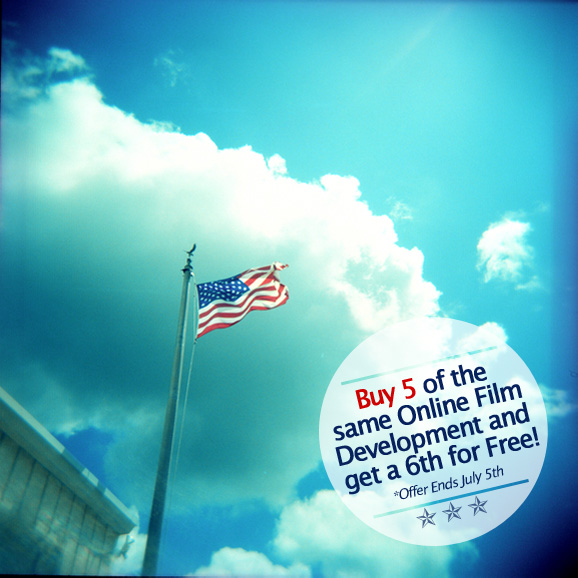 Buy 5 of the same Online Film Development and get a 6th for Free