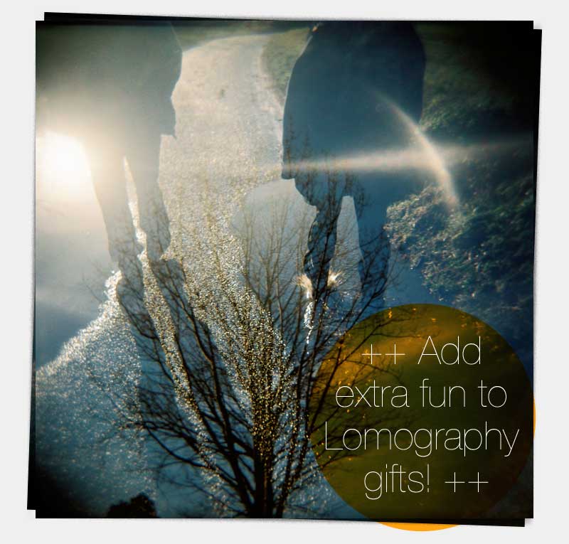 Add extra fun to Lomography gifts! 