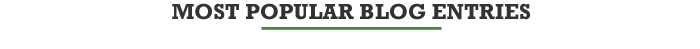 Most Popular Blog Entries 