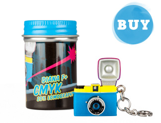 Diana F+ CMYK Keychain