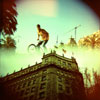 Sky Riders over Barcelona's Roofs..