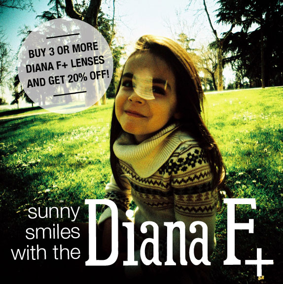 Sunny Smiles with the Diana F+ / BUY 3 OR MORE DIANA F+ LENSES AND GET 20% OFF! 