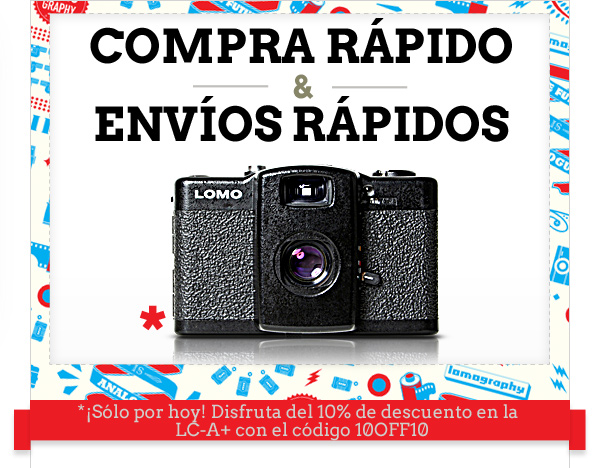 COMPRA RÁPIDO & ENVÍOS RÁPIDOS. ¡Sólo por hoy!