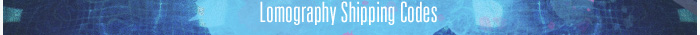 Lomography Shipping Codes