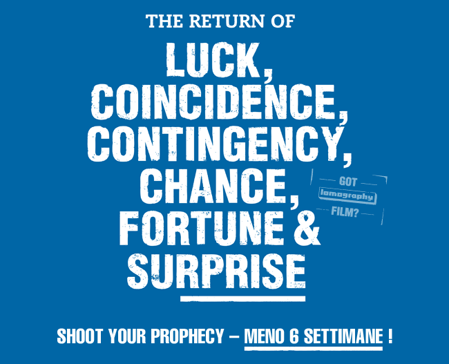 The return of luck, coincidence, contingency, chance, fortune and surprise