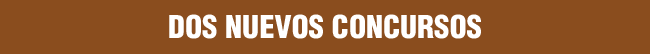 Dos nuevos concursos