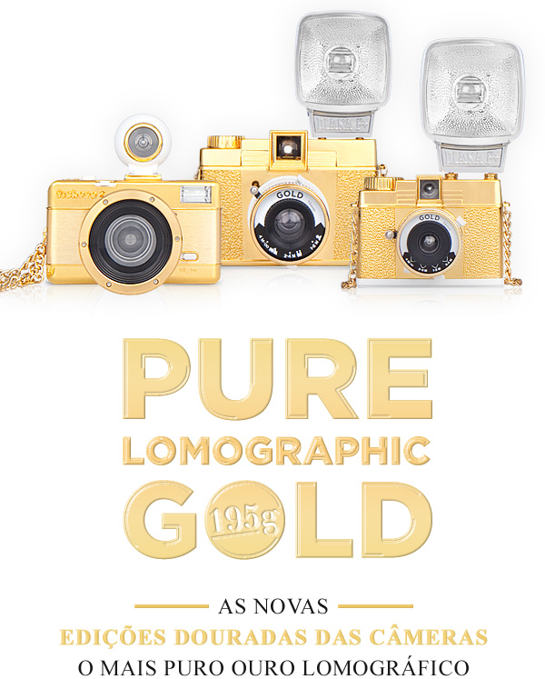 BRAND NEW GOLD EDITION CAMERAS | PURE LOMOGRAPHIC GOLD