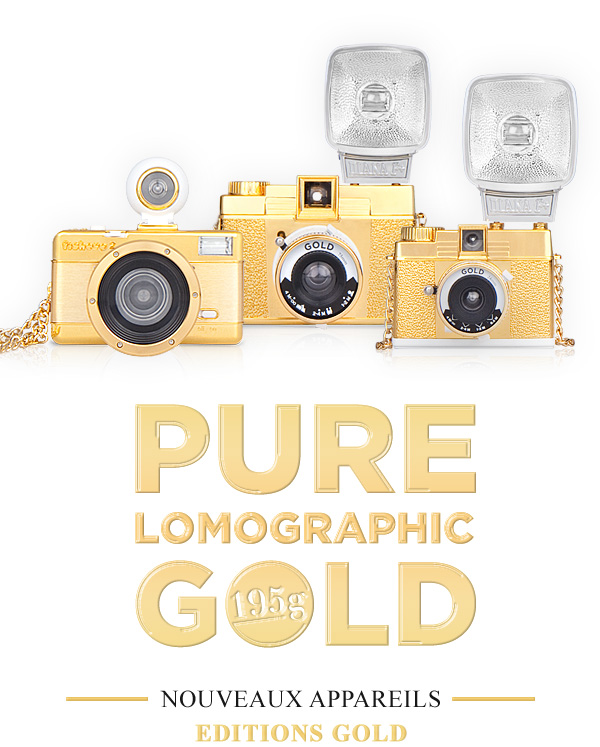 BRAND NEW  GOLD EDITION CAMERAS | PURE LOMOGRAPHIC GOLD 