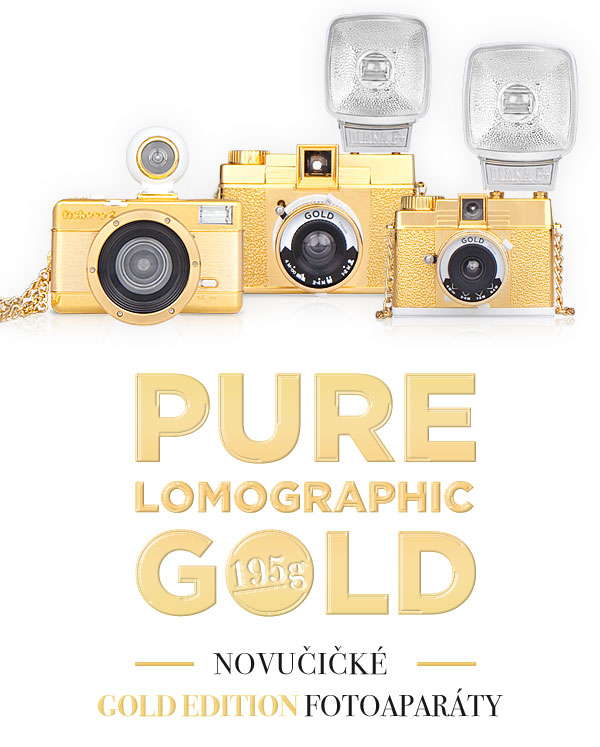 BRAND NEW  GOLD EDITION CAMERAS | PURE LOMOGRAPHIC GOLD 