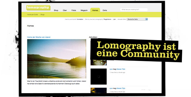Lomography ist eine Community